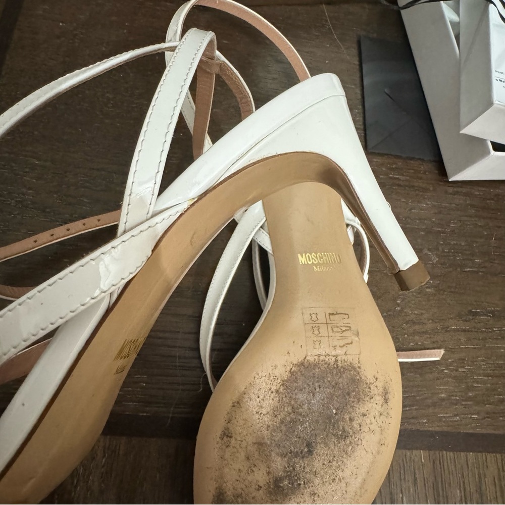 Moschino Ankle Strap Thong Sandal (Women) - Picture 9 of 9